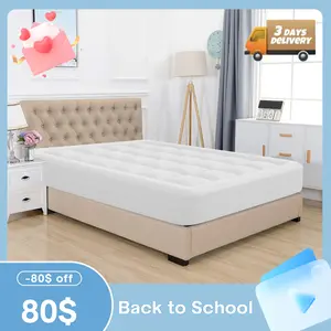 2" Mattress Cover Comfort Mattress Cooling Technology Gel Premium Memory Foam Mattress, Breathable Construction, Easy Care, Deep Pockets and Secure Fit