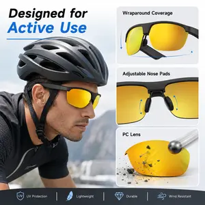 Bluetooth Smart Glasses, Polarized Sunglasses with Voice Assistant,  Anti-blue Light & UV400 Protection  Eyeglass,  Fast Charging Long Standby Sun Glass for Men & Women ，Wireless Safety Eyewear ，Outdoor Sports Cycling Driving