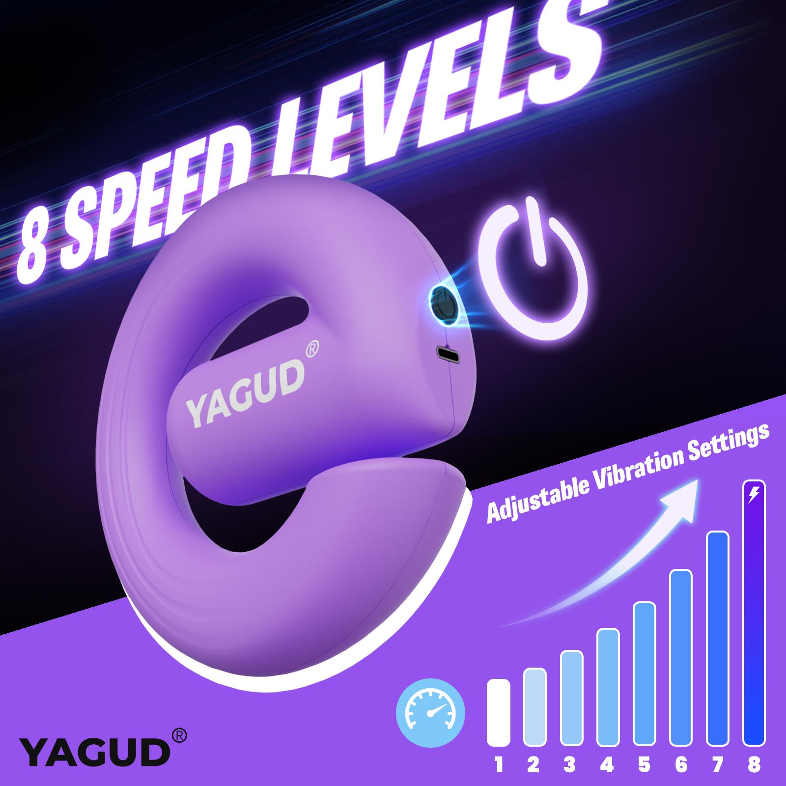 Yagud Electric Fascia Massage Ring, 2026 Upgraded 8-Speed Electric Massager for Muscle Knot Relief & Relaxation Ergonomic Design Portable Rechargeable SpringStatements