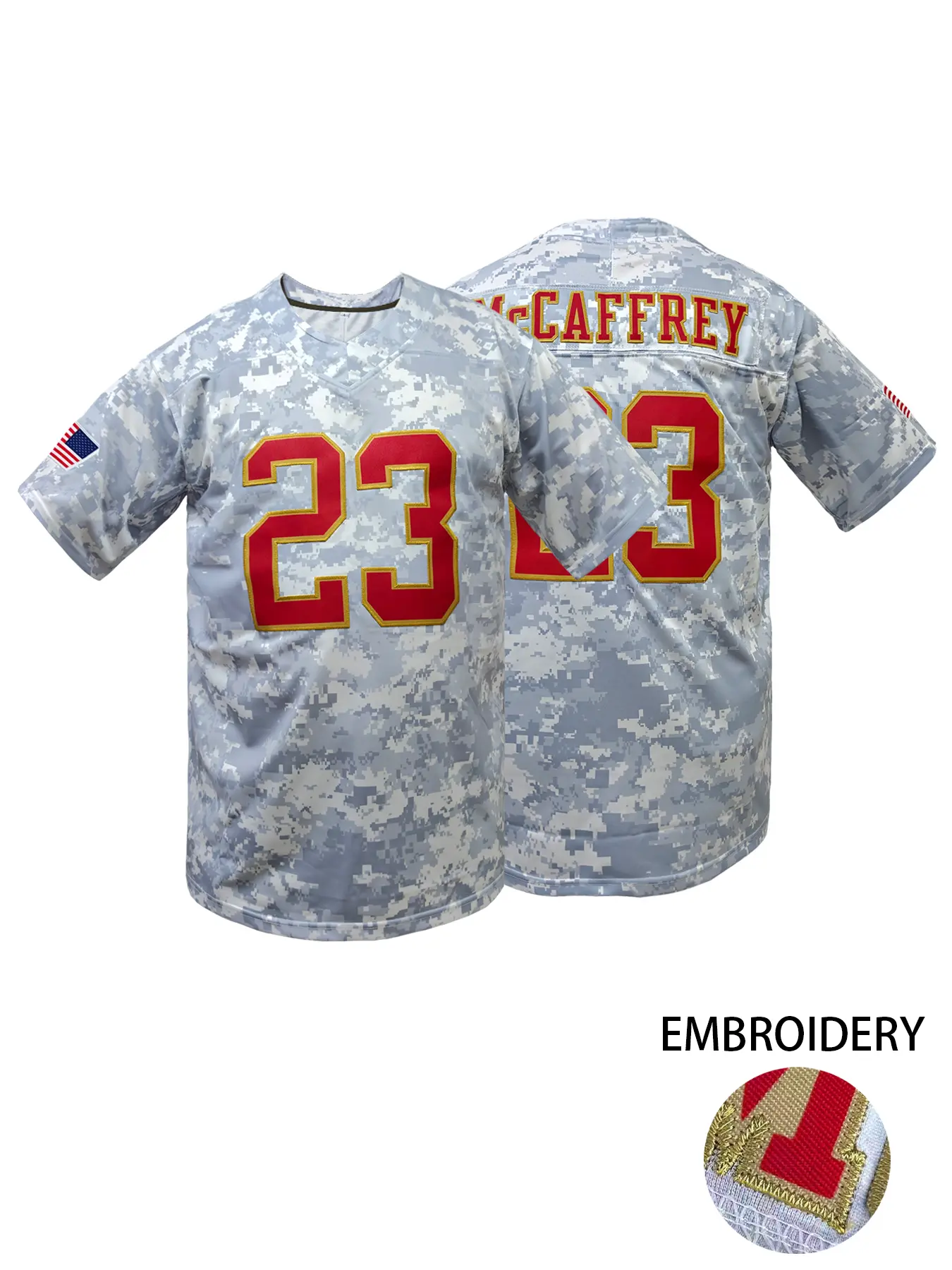 Men's Kansas City Football Jersey, Loose Fit Short Sleeve Top, Embroidered Casual Design, Breathable & Comfortable Rugby Jersey, Ideal for Outdoor Sports & Daily Wear