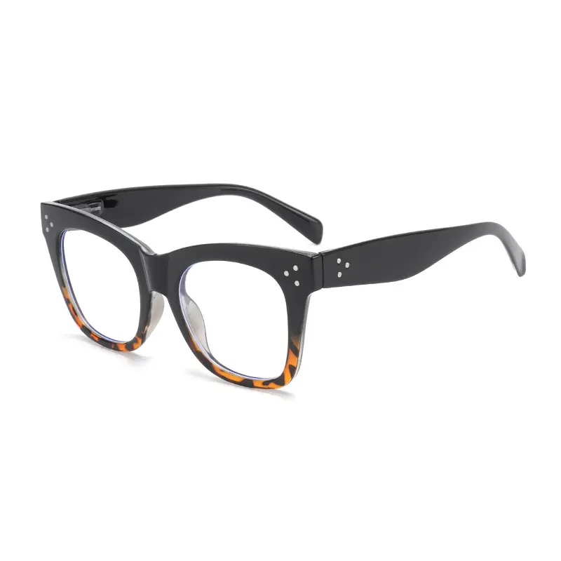 Top black, bottom tortoiseshell frame
