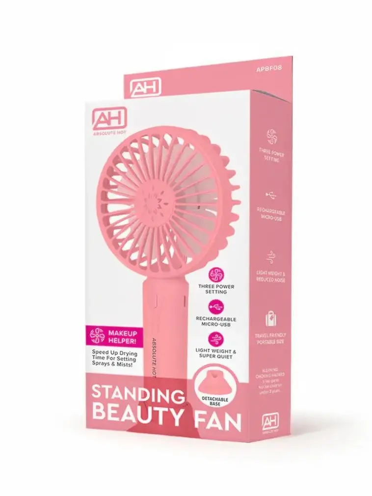 Portable 3 Speed Handheld Fan with USB