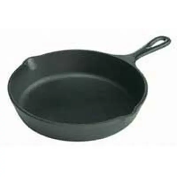 Lodge Mfg L6SK3 Pre-Seasoned Double Lipped Cast Iron Multi-Cook Pan - 9 In Hanging-Ready Sturdy Kitchen Cookware