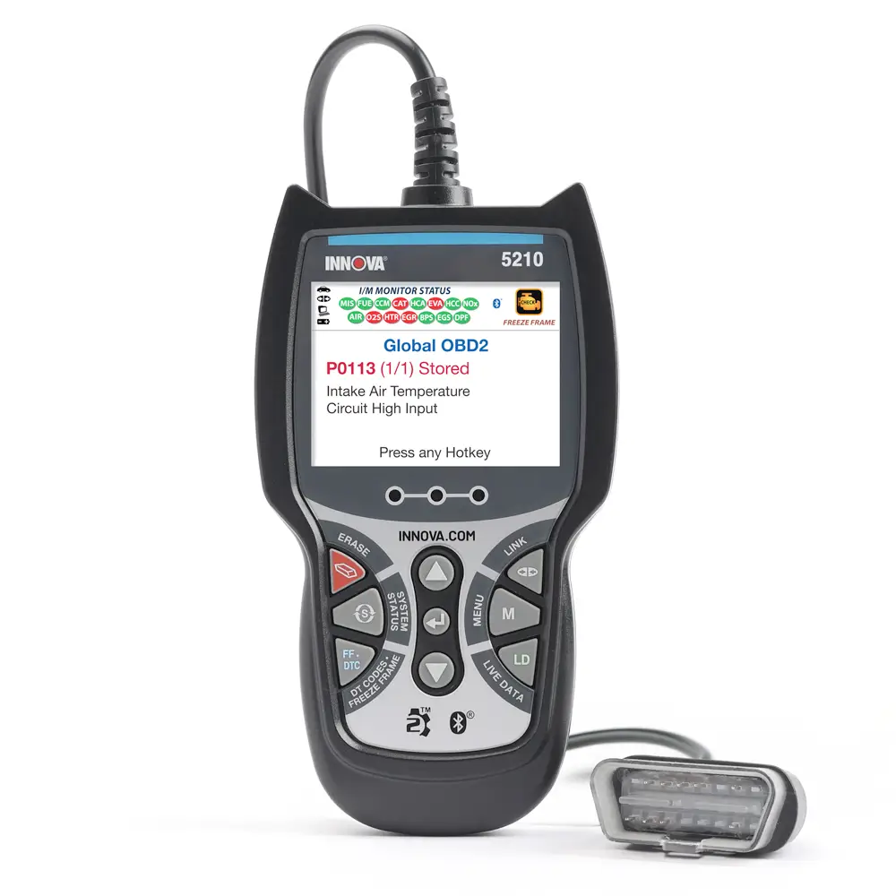 INNOVA 5210 OBD2 Diagnostic Tool - Live Data, System Scans, Smog Check Readiness, Automotive, Reader, Codes (Tester, Car, Vehicle)