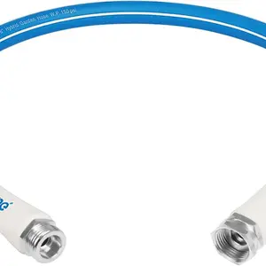 Garden Hose 3 ft x 5/8", Hose Reel Leader Hose, Lead In Water Hose, Fits Hoses/Pipes of All Replacement/Replaceable Parts, Solid Aluminum Fittings - Zero Leak