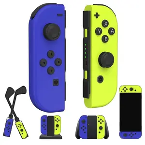 Wireless Controller for Game Handheld, Compatible with Switch Lite Oled, Dual Vibration Function, Cool Replacement Accessory, Wireless Game Controllers