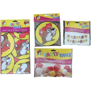 Buc-ee's Beaver Party Time Decoration Kit - Bundle - Celebration - Supply - Pack - Happy Birthday