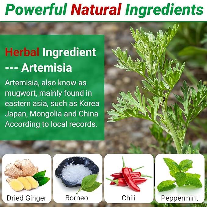 72 Herbal Cervical Patch Warmer, 8 hours of deep heat, soothing neck, back, knee and shoulder joint pain. Gentle