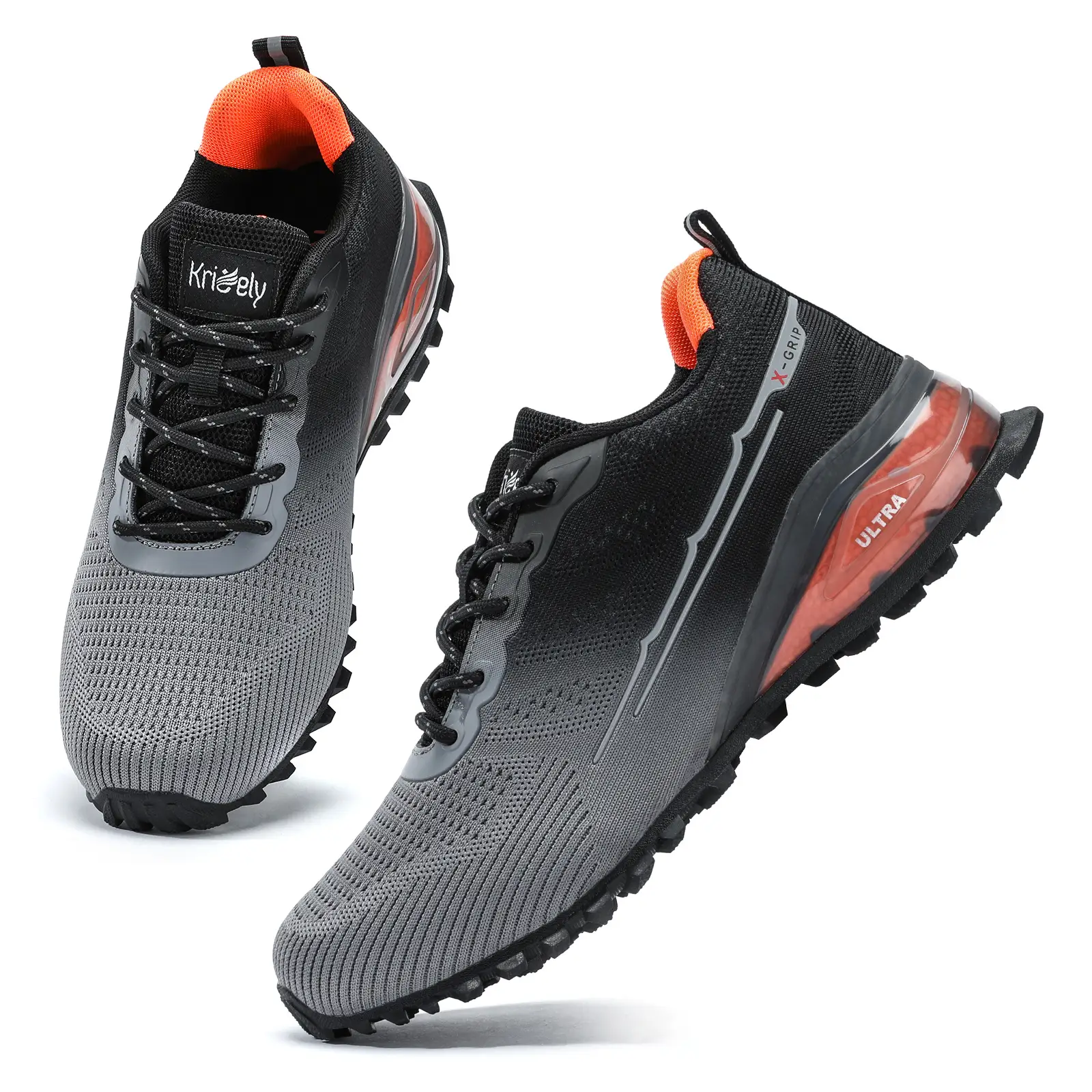 Kricely men's outdoor sports shoes, unique gradient rendering process, casual fashion off-road shoes, tennis cross-training shoes, outdoor non-slip wa