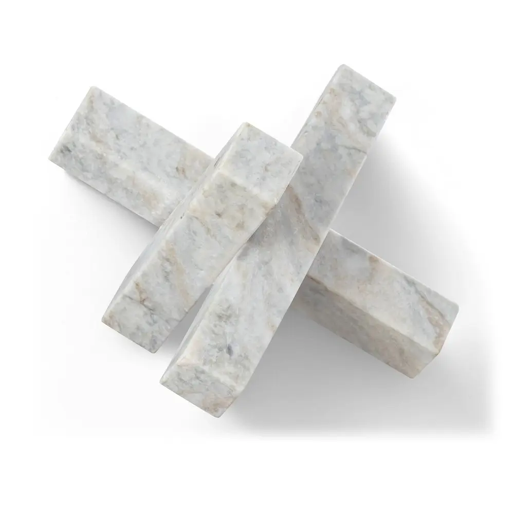 Stix Brown Marble Decorative Object