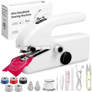 Sewing Machine for Beginners – Mini Stitching Tool with 2 Speed Modes, USB & Battery Powered, Perfect for Quick Fixes, On-the-Go Repairs & DIY Projects