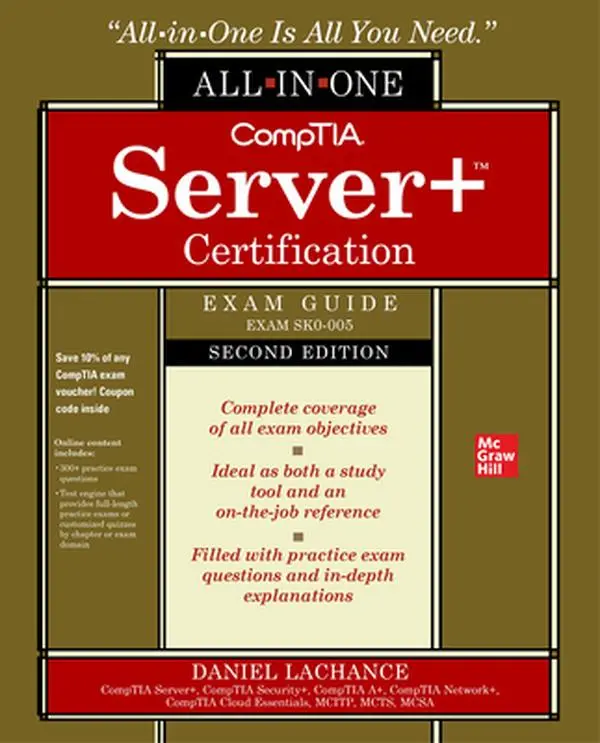 USED Book - Comptia Server+ Certification All-In-One Exam Guide, Second Edition (Exam Sk0-005) by LaChance, Daniel (Hardcover) - english