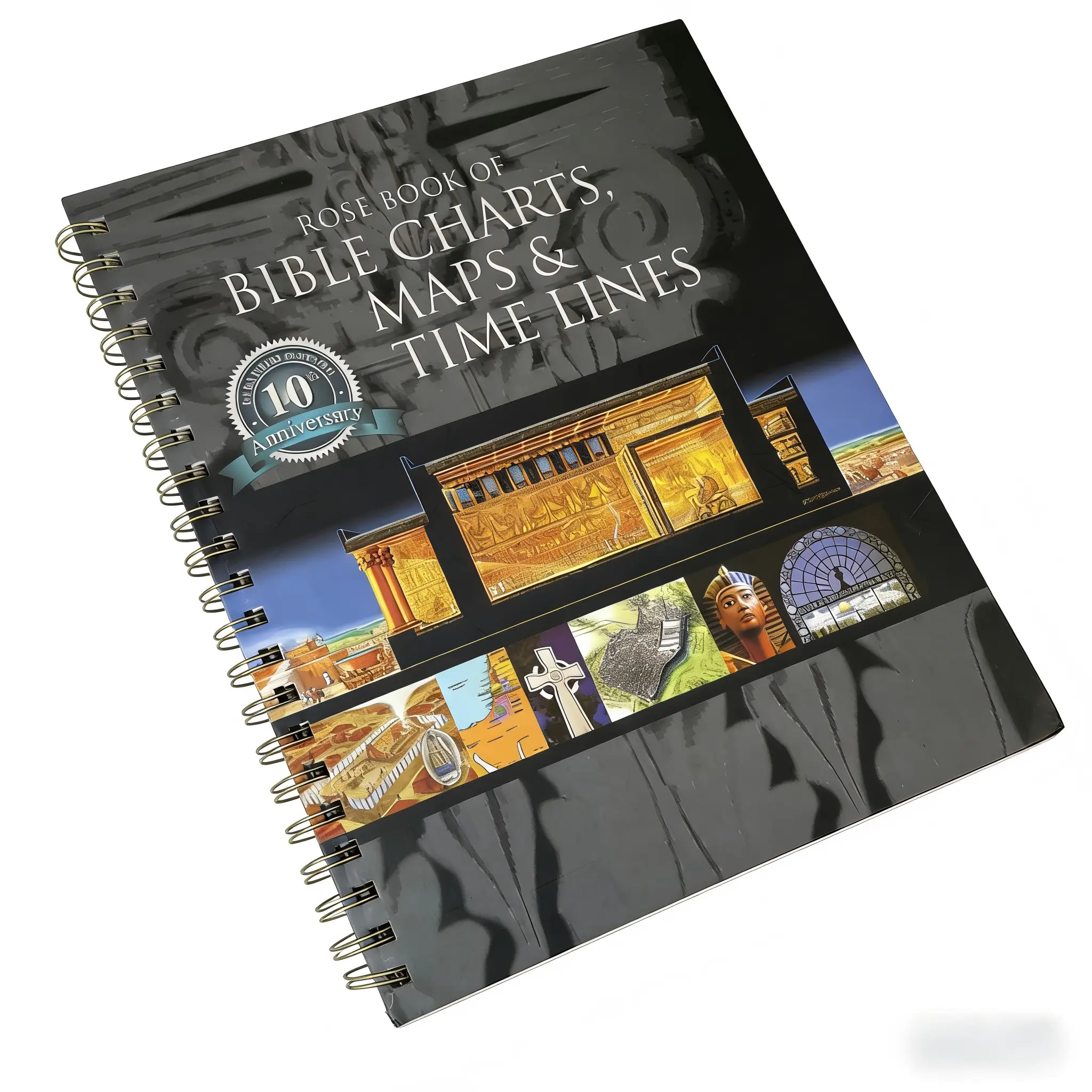 Rose Bible Charts, Maps & Timelines Volume 10 10th Anniversary Edition - Comprehensive Visual Reference Guide with 100+ Visual Guides, Easy-to-Follow Timelines, Archaeology & Context Insights for Bible Study (School & Office Stationery Supplies)