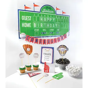 Ultimate Baseball Party Buffet Decorating Kit