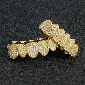 6 teeth Hip Hop Zircon Grills Oral