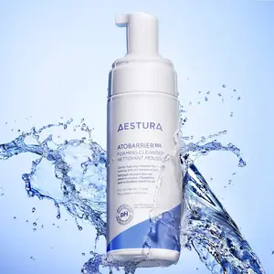 AESTURA  ATOBARRIER365 Gentle pH-Balancing Foaming Cleanser for Skin Moisture Barrier Repair blemish bubble gum turmeric facial amino acid