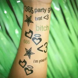 Brat Temporary Tattoos
