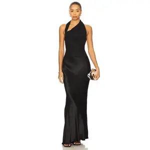 Bec + Bridge Ida Halter Maxi Dress in Black