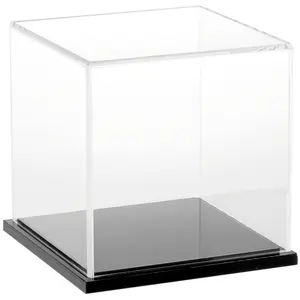 Plymor Clear Acrylic Display Case, 6" x 6" x 6"