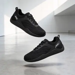 Barefoot Minimalist Shoes Breathable Mesh Non-Slip Honeycomb Sole for Gym Walking & Everyday Wear in White Olive Gray & Black