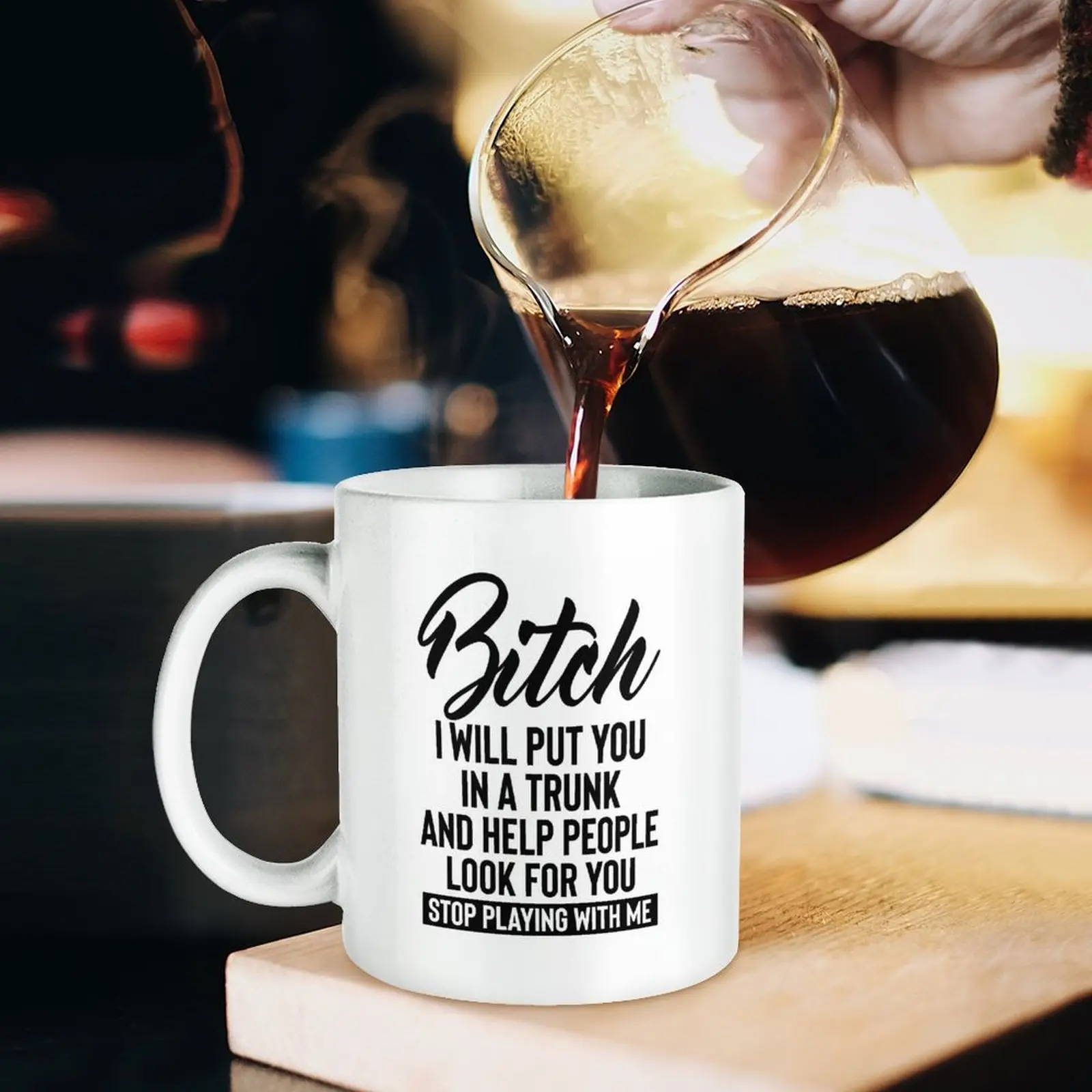 Funny Printed Ceramic Coffee Mug - Washable Kitchenware Drinkware for Beverages, Funny Gifts - scs10331