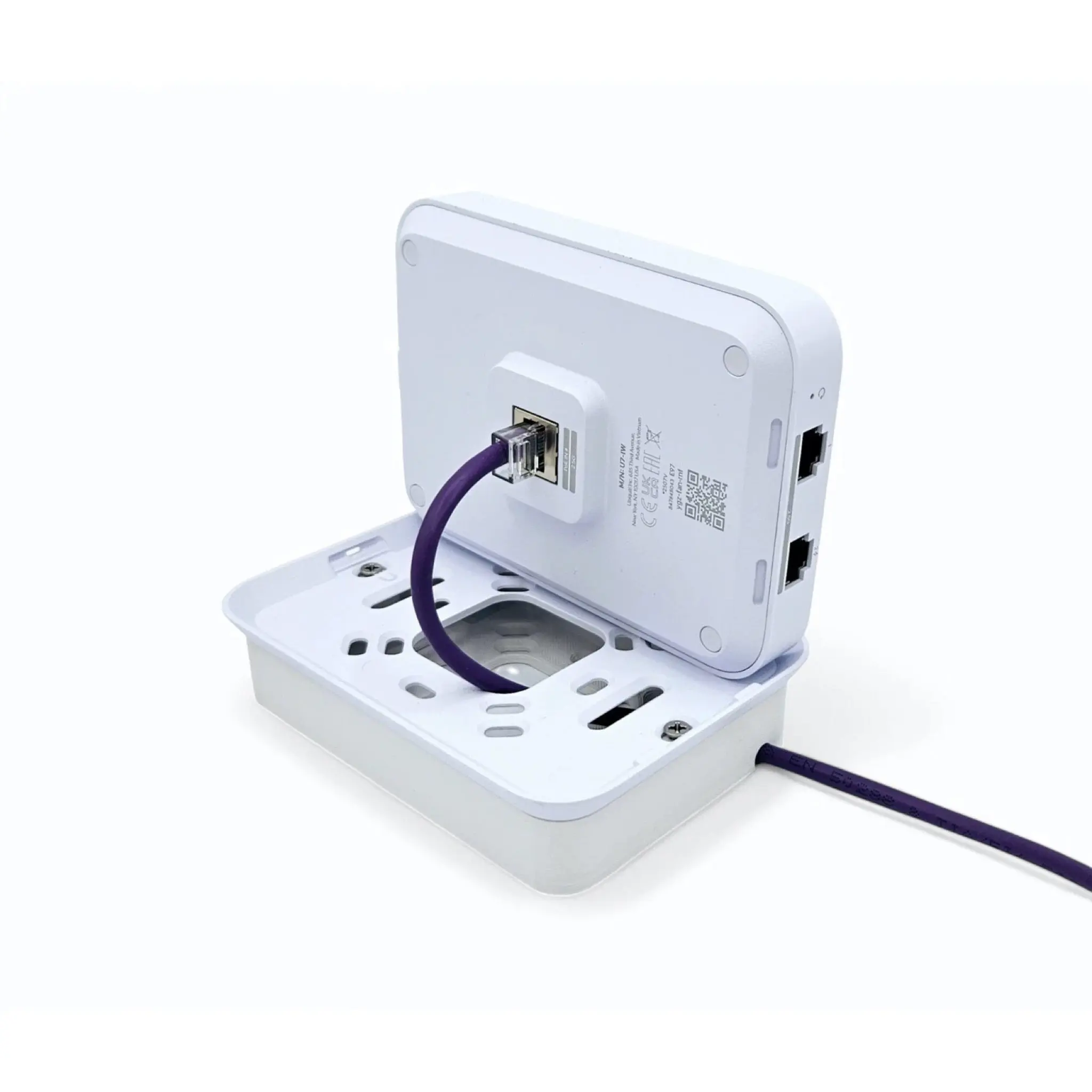 Surface-Mount Junction Box for UniFi U7 In-Wall Access Point