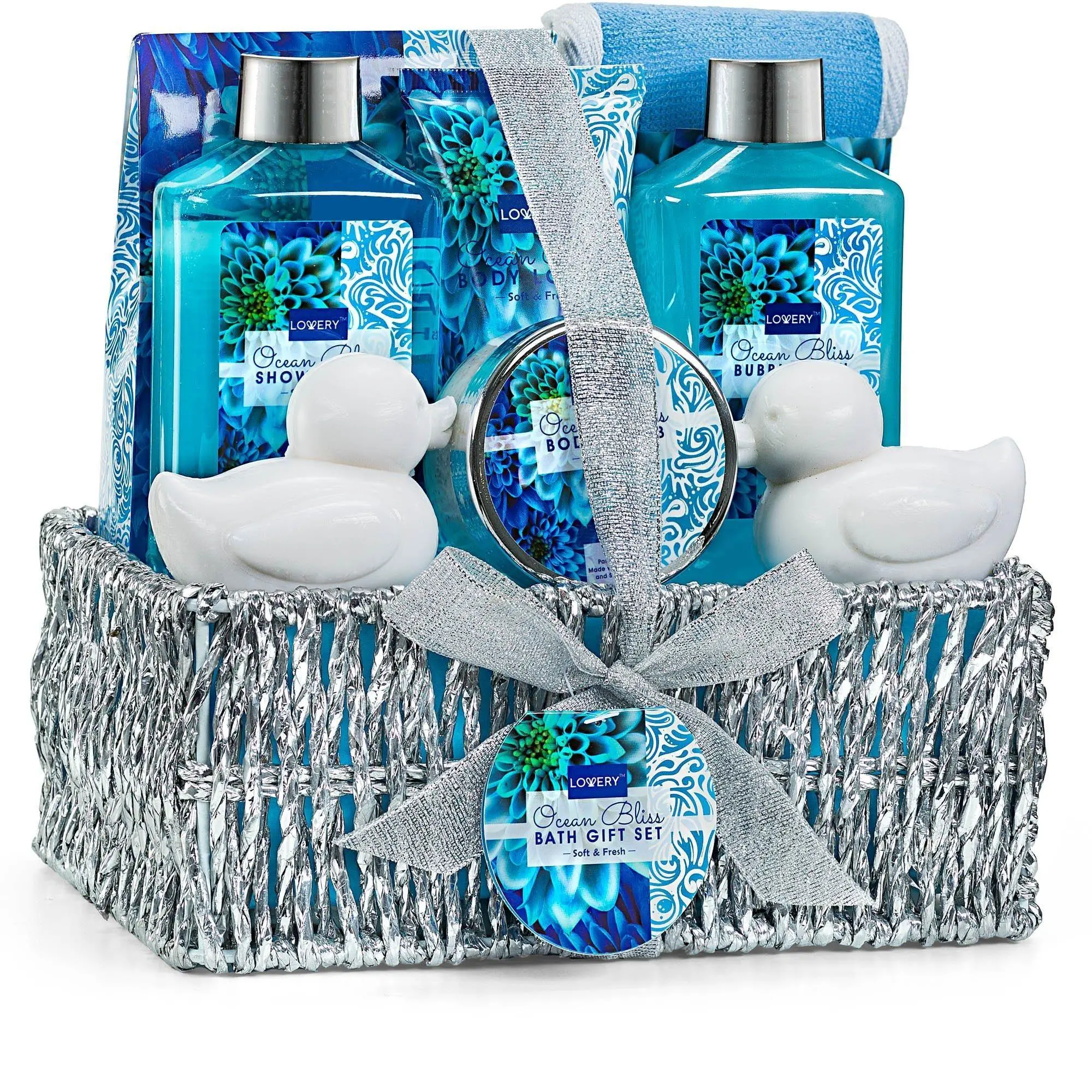 Ocean Bliss Bath Set - 10Pc Home Spa Kit