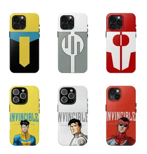 Viltrumite Conquest Mark Phone Case, Omni Man and Invincible Logo Phone Cover, Invincibe Tough Phone Case, Invincible Phone Case, Mark Grayson Superhero Cover Anti-Drop, Anti-Fingerprint For Suitable for iPhone 17/16/15/14/13/12/11 Pro Max/Plus