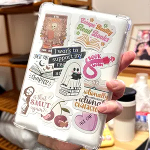 Book Sticker, 120pcs/set Waterproof Romance Sticker, Holographic Vinyl Decals, Perfect for Girls & Book Lovers, Decorative