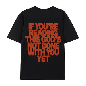 If You're Reading This God's Not Done With You Yet Printed Men's T-shirt