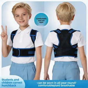 Children's Hunchback Sitting Orthotics Adolescent Students Back Correction Posture Adjustable Spinal Support Belt Posture Strap