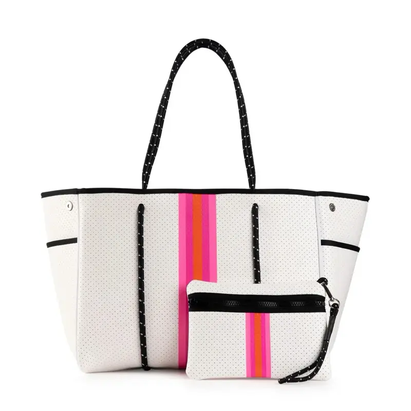 Women's Neoprene Tote Bag - Luggage & Bags Accessory