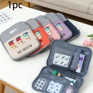 Portable Medical Kit with Medicane Bag Design, Compact First Aid Pouch for Travel & Home Use, Essential Health Organizer