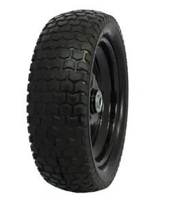 Marastar 263723 13 x 5.06 in. Flat Free Garden Cart Tire & Wheel Assembly