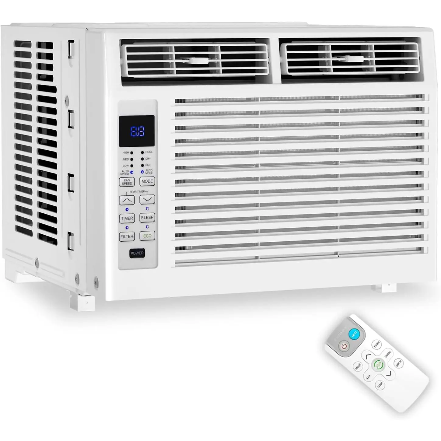 ZAFRO Window-Mounted Room Air Conditioner, Energy-Saving Window AC Unit, Window Ac Units, Energy Saving Ac