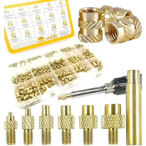 360Pcs Threaded Inserts