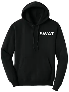 SWAT Printed Hoodie Tactical Law Enforcement Police Polycotton Pullover Hooded Sweatshirt