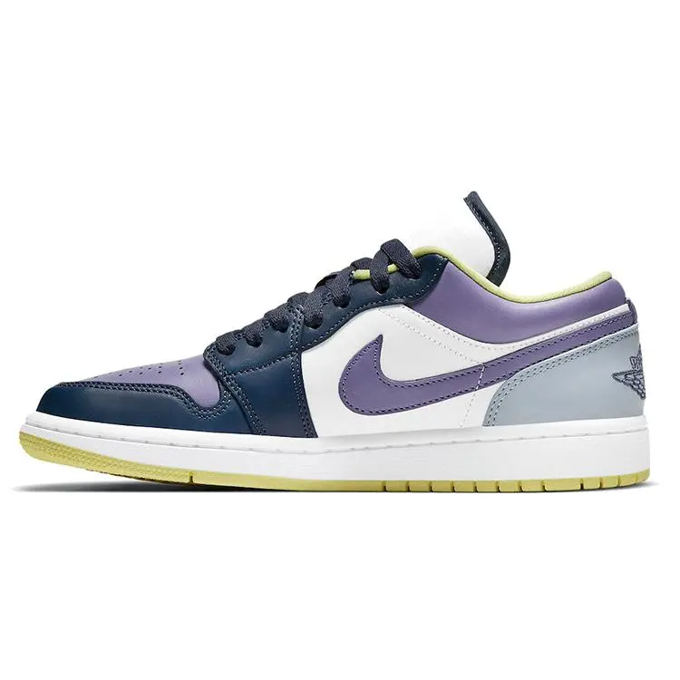 Jordan Air 1 Low Se Mismatched Purple Magenta' Retro Comfort Basketball Shoes Women's DJ4342-400