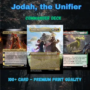 MTG Proxy 100+ Card Commander Deck Upping the Average Jodah Unifier Theme Ready to Play Magic Style Strategy Deck Perfect Gift for Collectors and Card Players