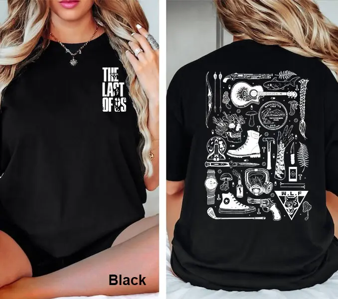 The Last Of Us Shirt, Ellies Tattoo T-shirt, The Last Of Us Fan Shirt, Game Shirt, Joel And Ellie Shirt, TLOU Shirt