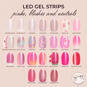 Kleo Kolor LED Gel Strip Collection - Pinks, Blushes & Neutrals
