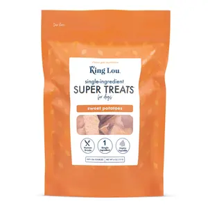 King Lou Sweet Potato Chips Treats for Dogs - Single-Ingredient, Low-Temperature Dehydrated, Supports Healthy Digestion single  ingredient