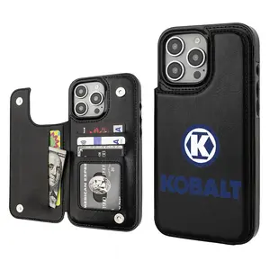 KOBALT Aesthetics Pattern Phone Cases Compatible For With iphone 16 15 14 13 12 PRO PLUS MAX PU Black Durable Flip High quality Leather Credit Card Bag Holder Mother Gift Wallet Shockproof Anti-Drop Full Protection Phone Cases Shell Cover