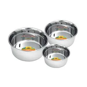 Regular Heavy Feeding Bowl - Durable Stainless Steel Dog Food & Water Dish