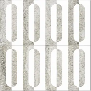 Peel and Stick Backsplash Tiles 12"x12",  Stick  Kitchen & Bathroom Backsplash, PVC Self Adhesive Wall Tiles for Fireplace, White/Beige Slate (10 Sheets)