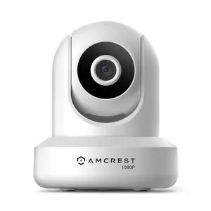 Amcrest HD Pan Tilt Cam - Wired 1080p Pan Tilt Security Camera, 360° for Pets/Monitor/Security System, 2-Way Audio
