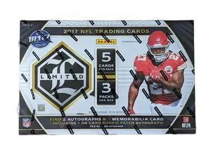 2017 Panini Limited Football Hobby Box (ROOKIE MAHOMES)