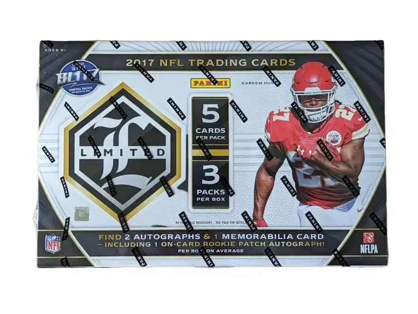 2017 Panini Limited Football Hobby Box (ROOKIE MAHOMES)