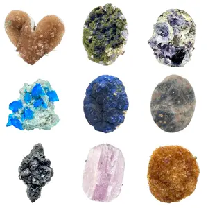 Tray B -【No.035-043】Unique Handmade Crystal Ring in Assorted Colors and Styles for Stylish Accessory