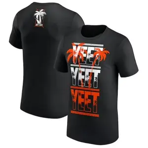 Jey Uso Yeet T-shirt Merch Men Short Sleeve Women Funny Tee Unisex Harajuku Tops 3D Fashion Casual Clothes Classic Street Style Gift for Birthday Holiday Christmas Halloween Unisex